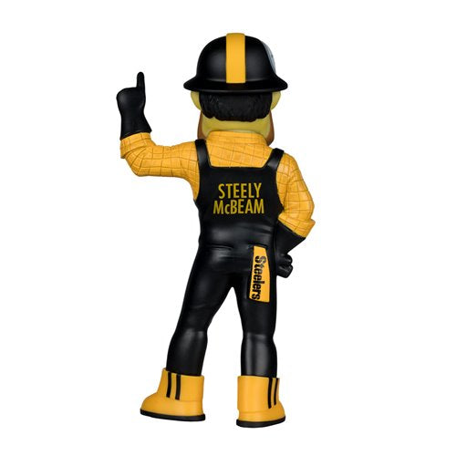 NFL SportsPicks Pittsburgh Steelers Steely McBeam Mascot 8-Inch Posed Figure