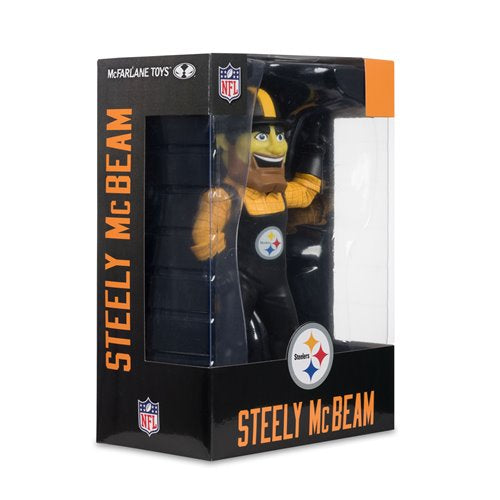 NFL SportsPicks Pittsburgh Steelers Steely McBeam Mascot 8-Inch Posed Figure