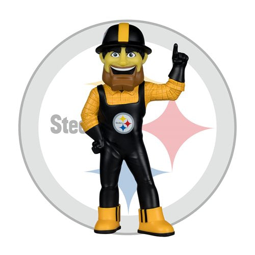 NFL SportsPicks Pittsburgh Steelers Steely McBeam Mascot 8-Inch Posed Figure