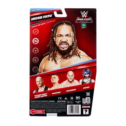 WWE Main Event Series 167 Jacob Fatu Action Figure