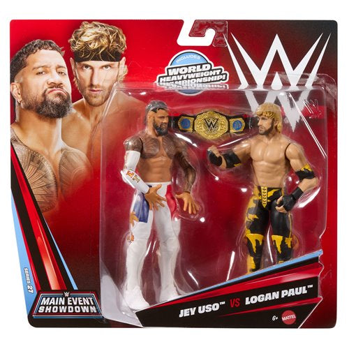 WWE Championship Showdown Series 27 Jey Uso Vs Logan Paul Action Figure 2-Pack