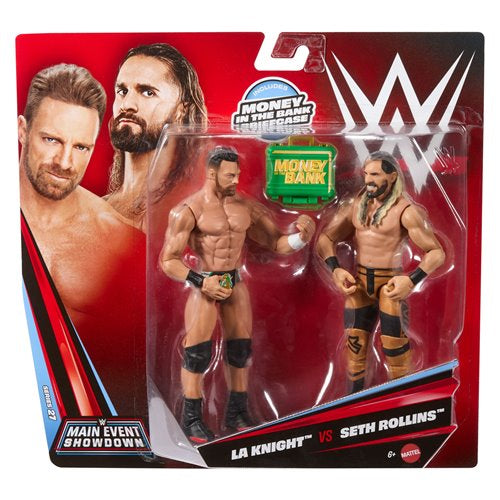 WWE Championship Showdown Series 27 Seth Rollins Vs La Knight Action Figure 2-Pack