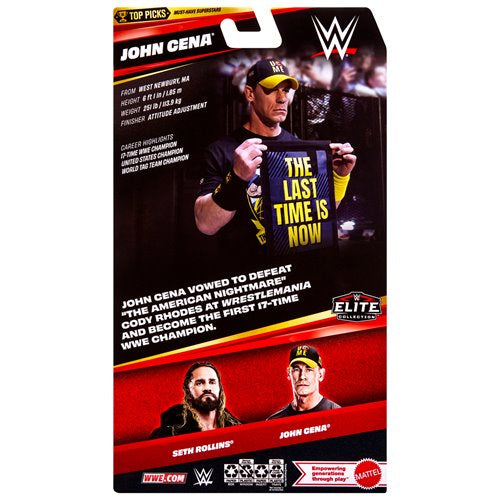 WWE Top Picks Elite Collection 2026 Wave 3 John Cena Action Figure