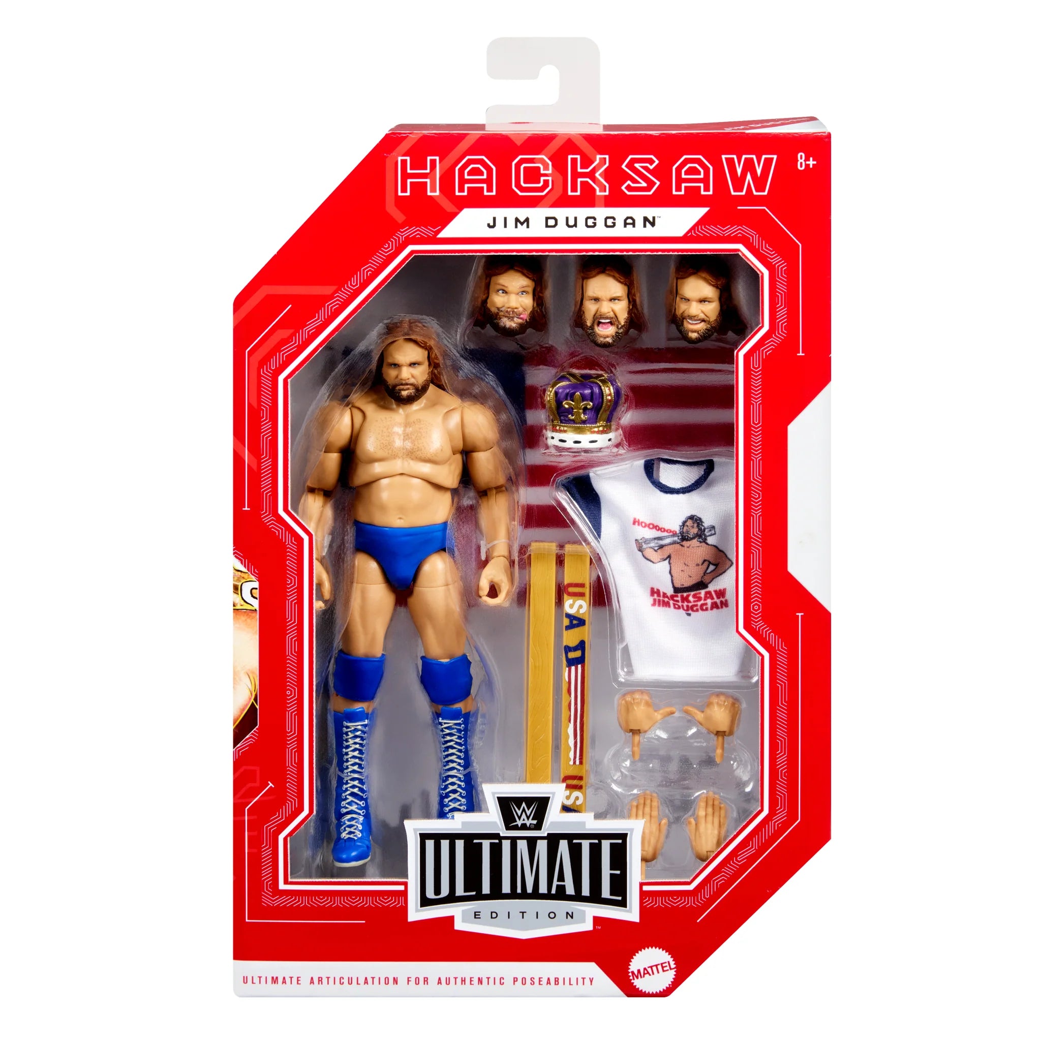 WWE Ultimate Edition Legends Hacksaw Jim Duggan Action Figure