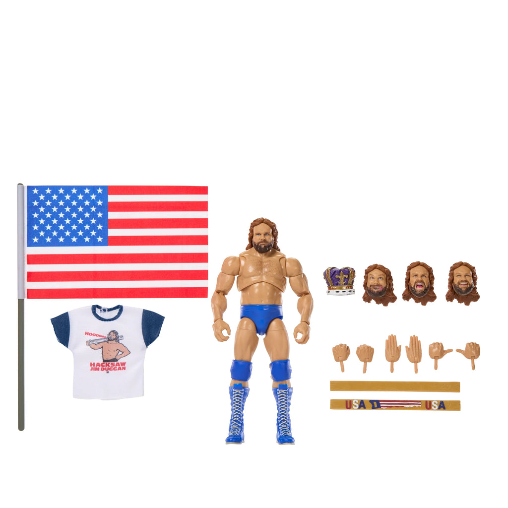 WWE Ultimate Edition Legends Hacksaw Jim Duggan Action Figure