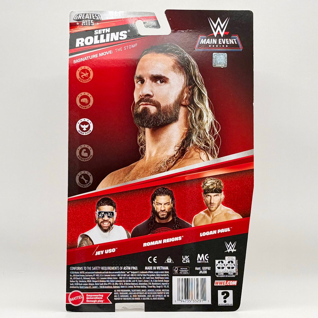 WWE Main Event Greatest Hits Mix 3 Seth Rollins Action Figure